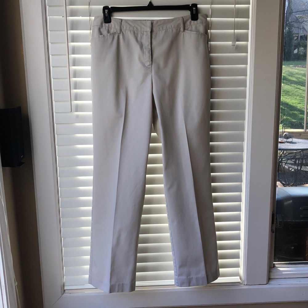 Geoffrey Beene stone colored khakis